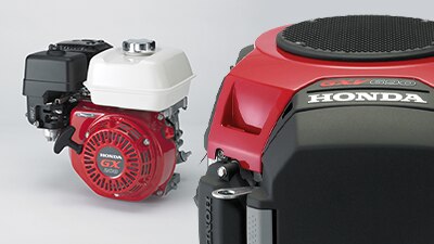 2 Honda engine models beside each other